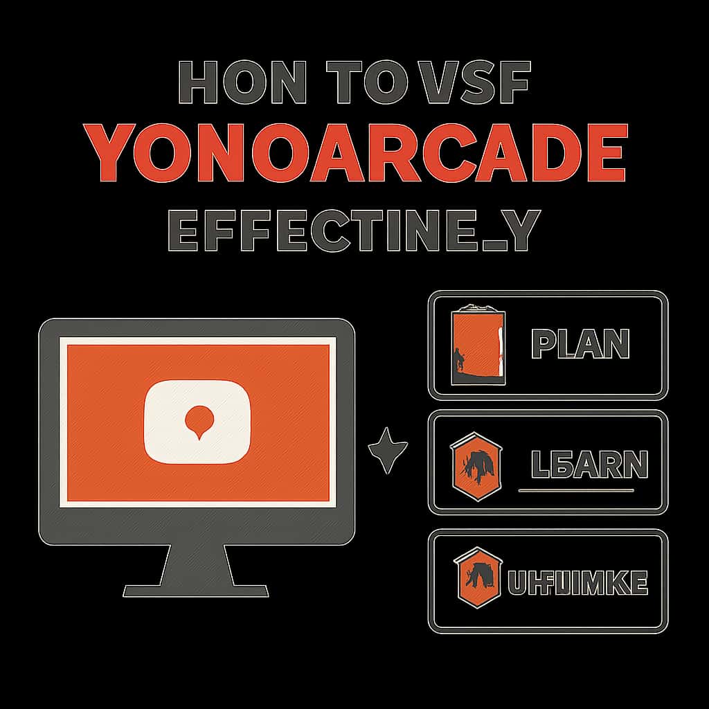 An educational diagram on using YonoArcade.