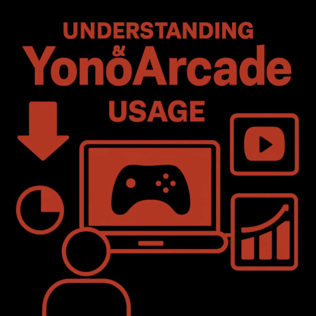 An educational diagram about YonoArcade features and usage.