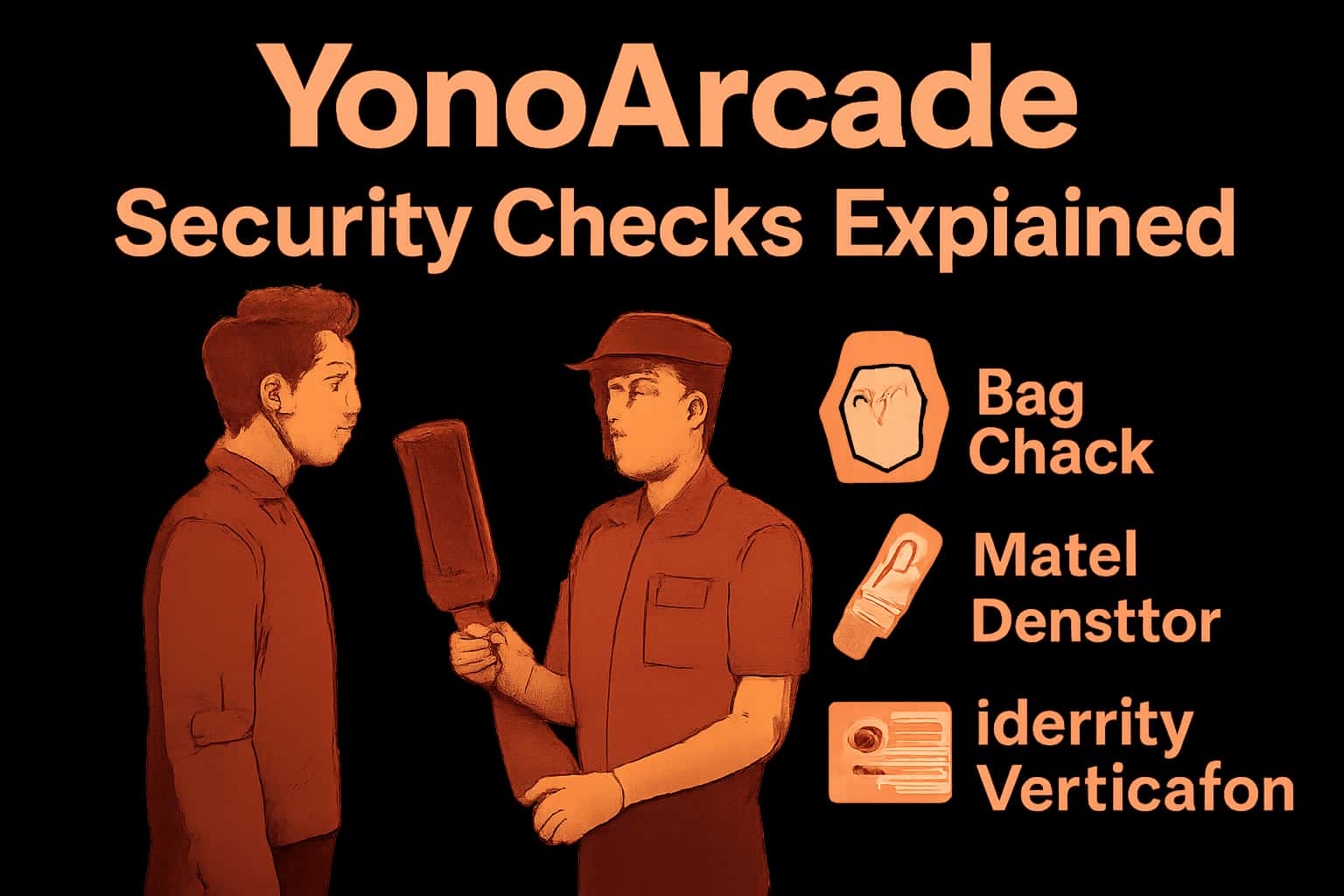 A conceptual visualization representing security protocols related to YonoArcade.