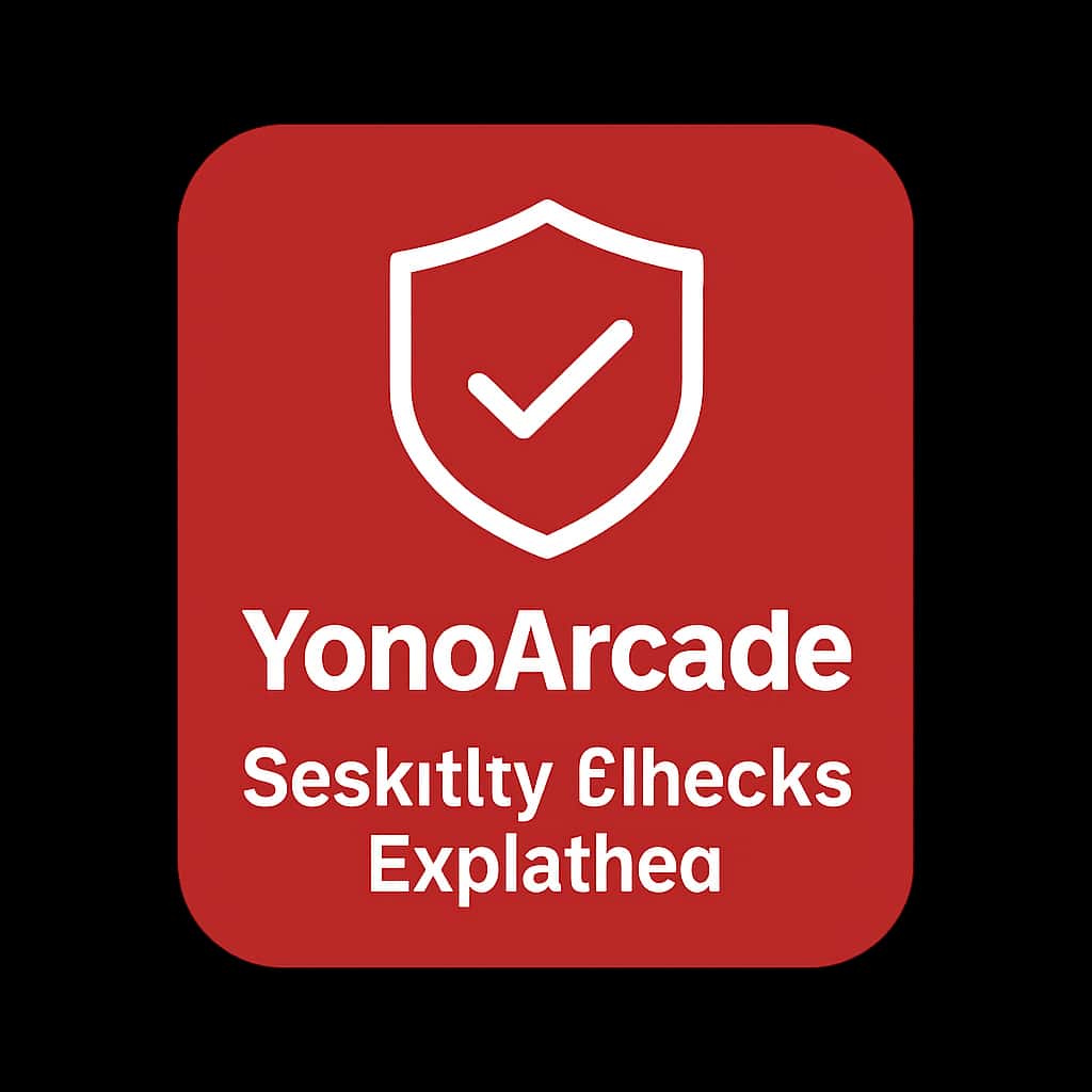 A badge illustrating security features of YonoArcade.