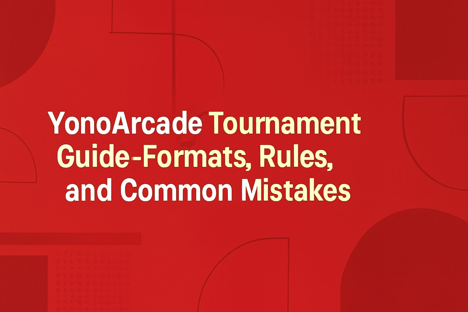 Informational scene about fixing login issues with YonoArcade.