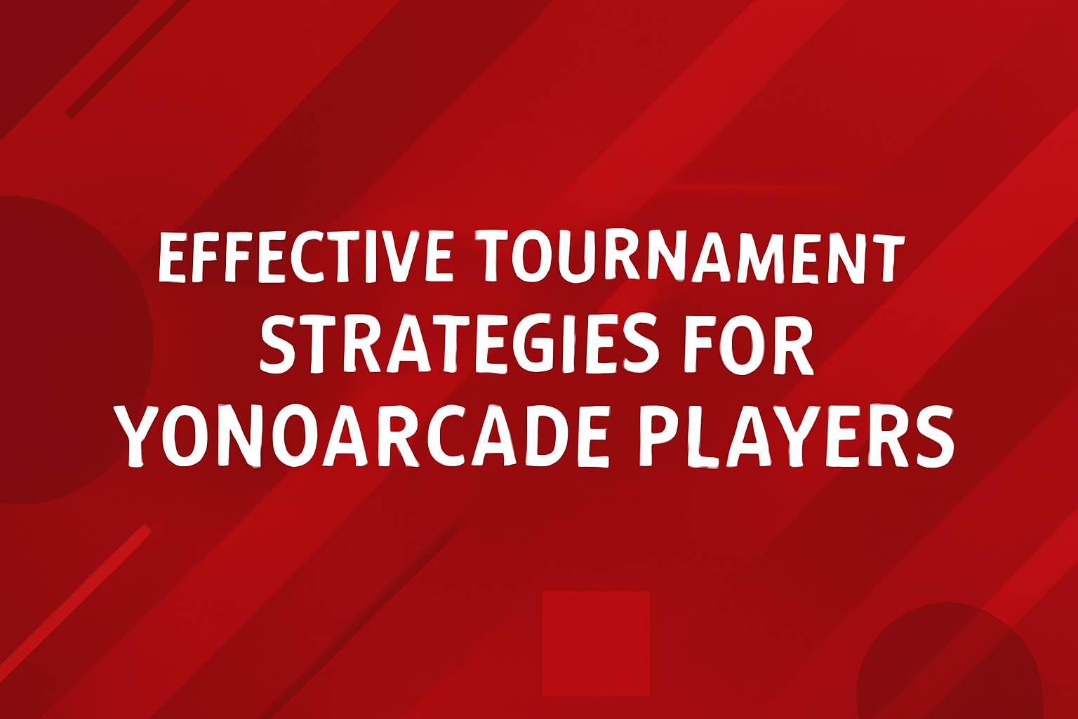 An informational scene showcasing the use of YonoArcade with the title clearly displayed.