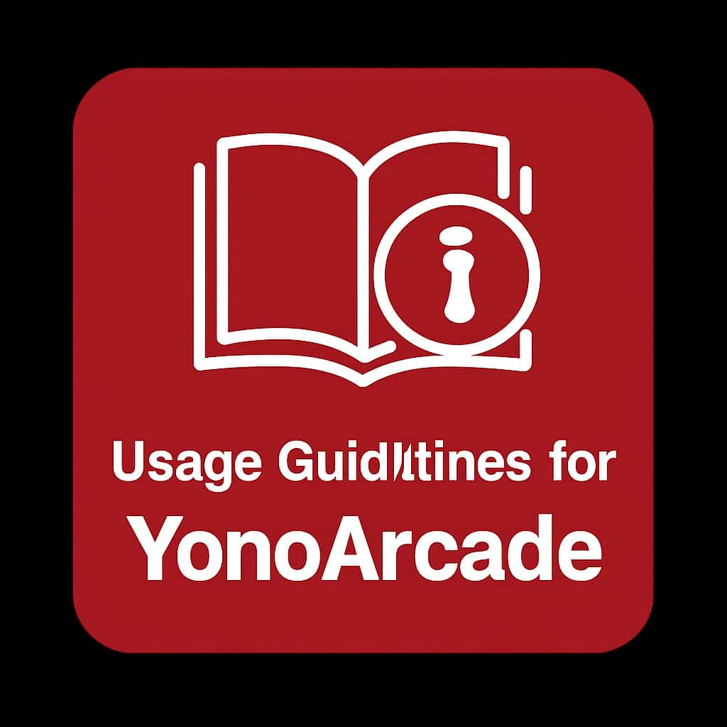 An icon representing the usage guidelines for YonoArcade.