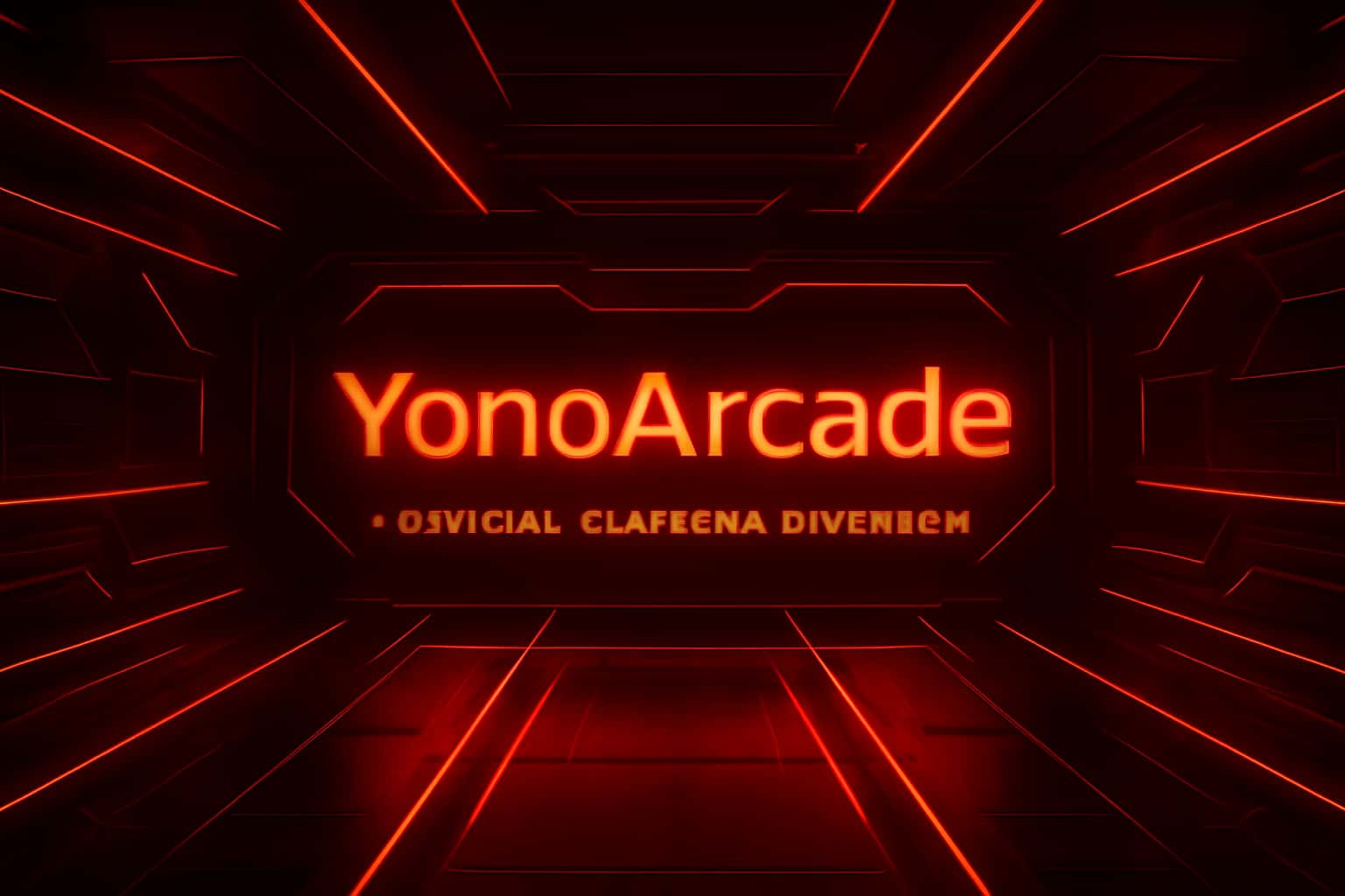 Futuristic gaming platform background